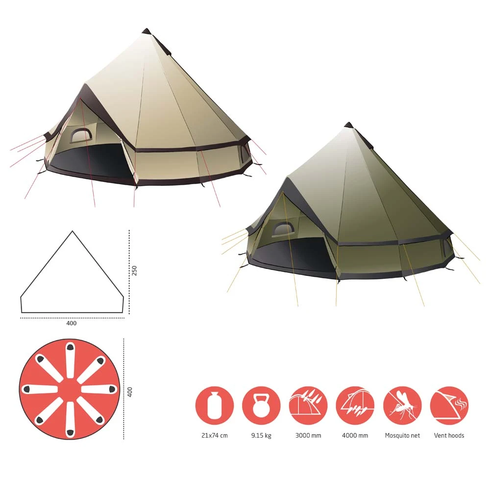 GRAND CANYON Indiana 8 - Rundzelt 13 GRAND CANYON Indiana 8 - Rundzelt - Image 11