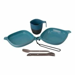 UCO Lunchbox - Geschirrset -Outdoor Zelt Verkauf 640319 uco lunchbox blau grau 6tlg1