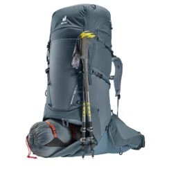 DEUTER Aircontact Core 70+10– Trekkingrucksack -Outdoor Zelt Verkauf Deuter203350722 4409 Aircontact Core 70 10 graphite shale D 06