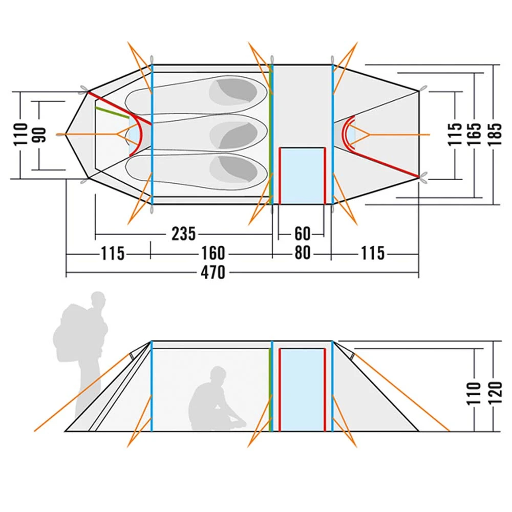 TATONKA Alaska 3.235 PU - Tunnelzelt 13 TATONKA Alaska 3.235 PU - Tunnelzelt - Image 12