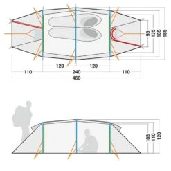 TATONKA Rokua 3 - 3-Personen-Zelt -Outdoor Zelt Verkauf Tatonka20Rokua20320stone20grey20i