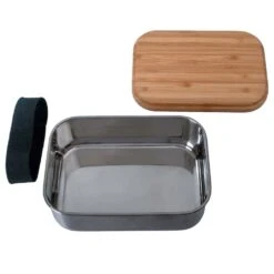 BASIC NATURE Lunchbox Bamboo -Outdoor Zelt Verkauf basic nature lunchbox bamboo 0 8l 562024 4