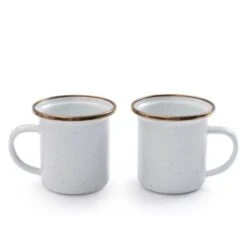 BAREBONES Espresso Cup 2er Set - Espressotassen Aus Emaille