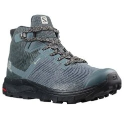 SALOMON OUTline Prism Mid GTX Women - Hikingschuh -Outdoor Zelt Verkauf salomon outline prism mid gtx w stormy weather black rainy day 2102 3