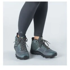 SALOMON OUTline Prism Mid GTX Women - Hikingschuh -Outdoor Zelt Verkauf salomon outline prism mid gtx w stormy weather black rainy day 2102 7