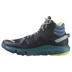 SALOMON Predict Hike Mid Gore-Tex Men - Hikingschuh -Outdoor Zelt Verkauf salomon predict hike mid gore tex mn l47154500 dark sapphire blue ashes sunny lime 2301 3