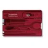 VICTORINOX SwissCard Classic - Schweizer Messer -Outdoor Zelt Verkauf victorinox swisscard classic rot transparent s1